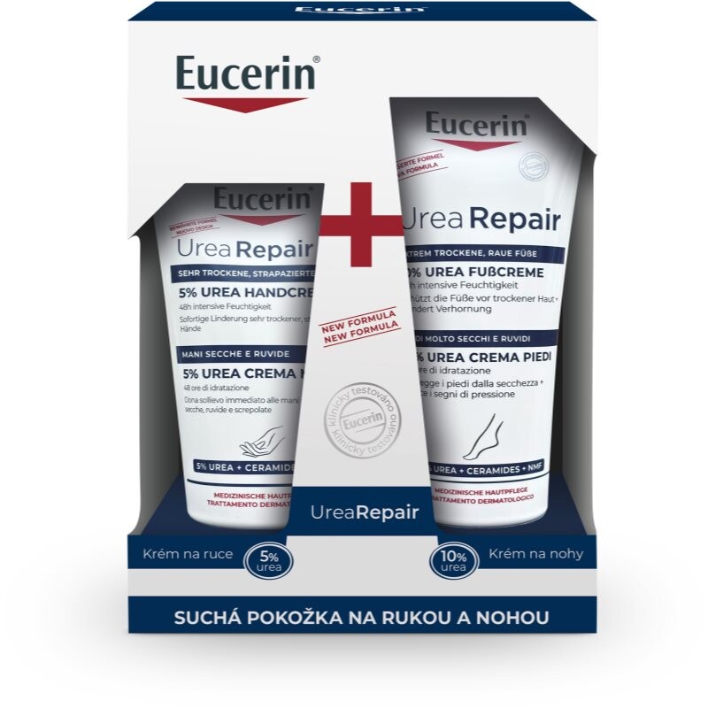 Eucerin UreaRepair gift set for hands and feet