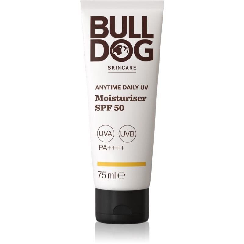 Bulldog Anytime Daily UV Moisturiser moisturising cream SPF 50 75 ml