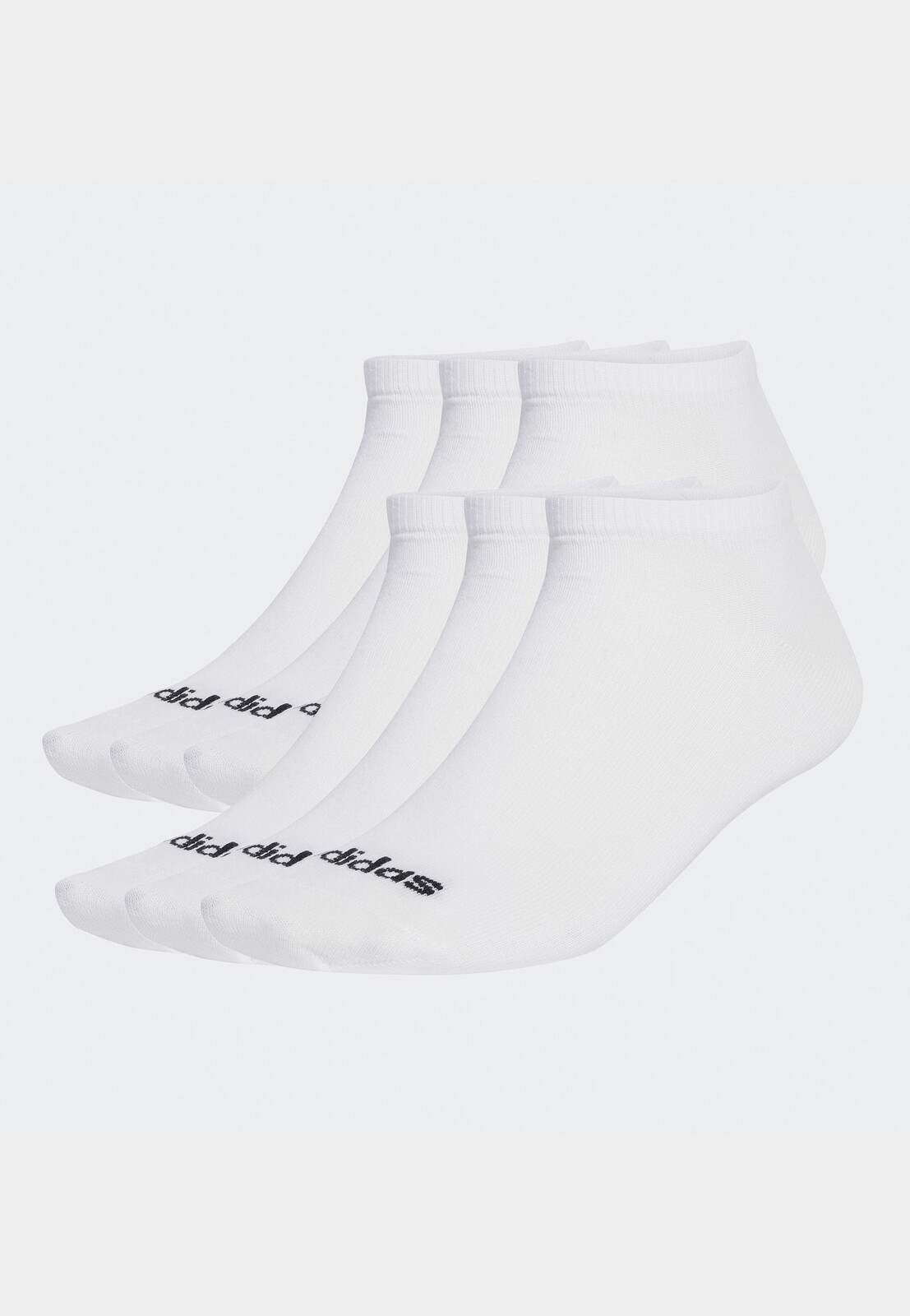 Adidas - Linear Crew Pack Of 6 White/Black - Socks