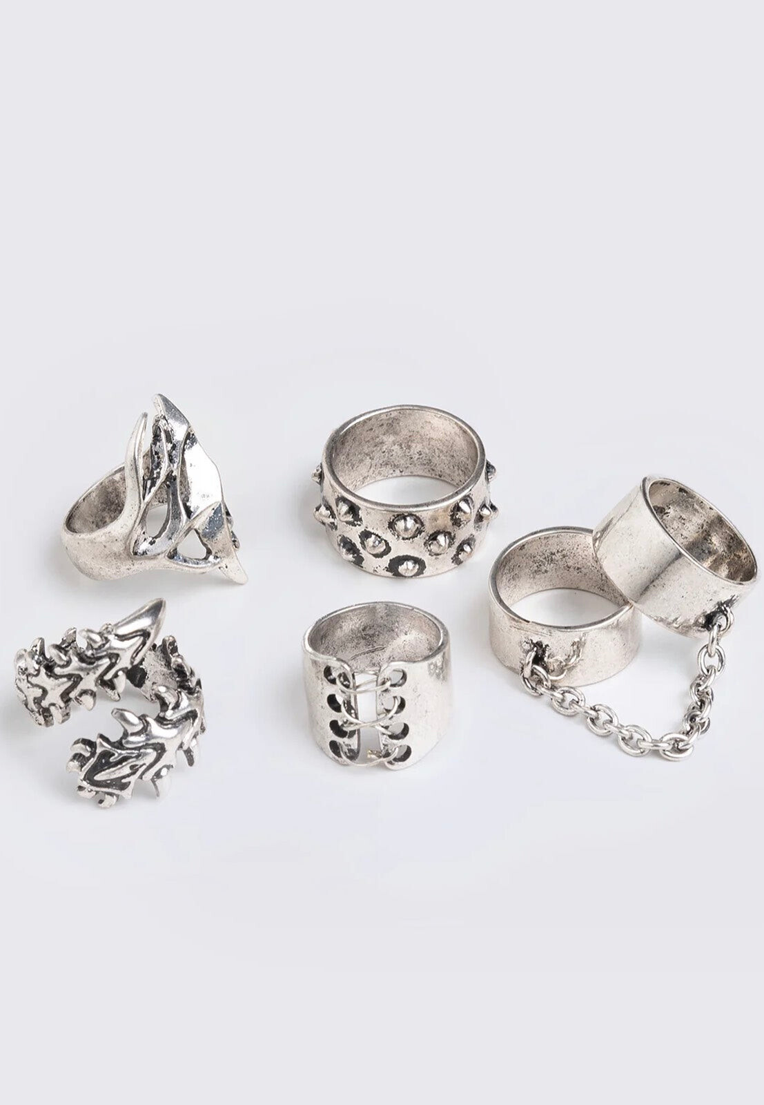 Minga London - Unbreakable Silver - Ring Set
