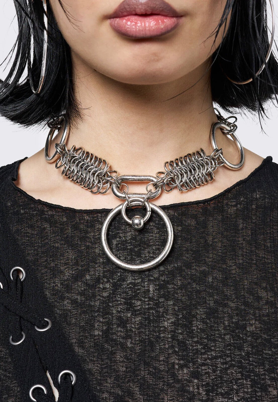Minga London - Nexus O-Ring Silver - Choker