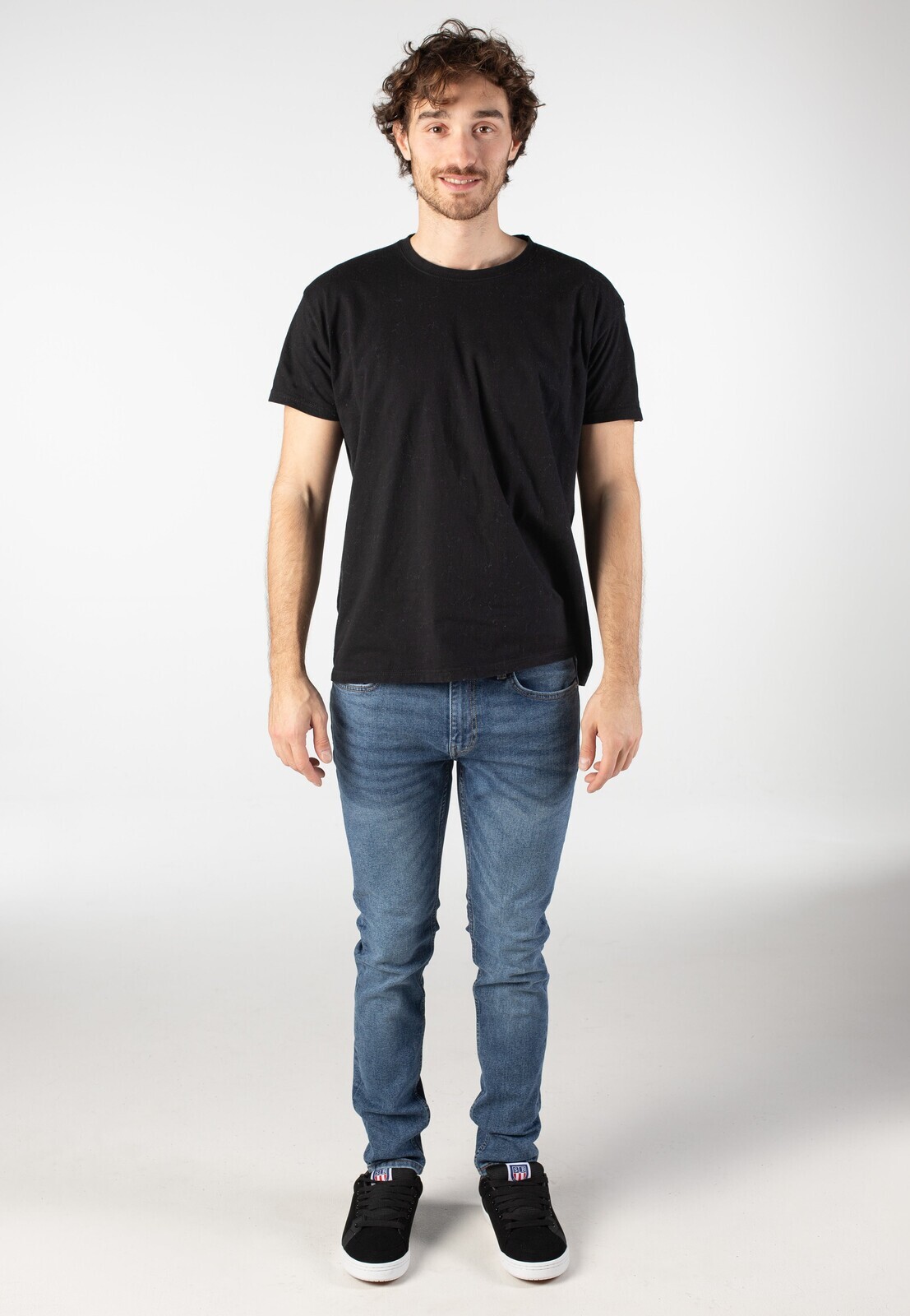 Only & Sons - Warp Skinny Box Pim Medium Blue Denim - Jeans - blue - W28 / L30 - Denim