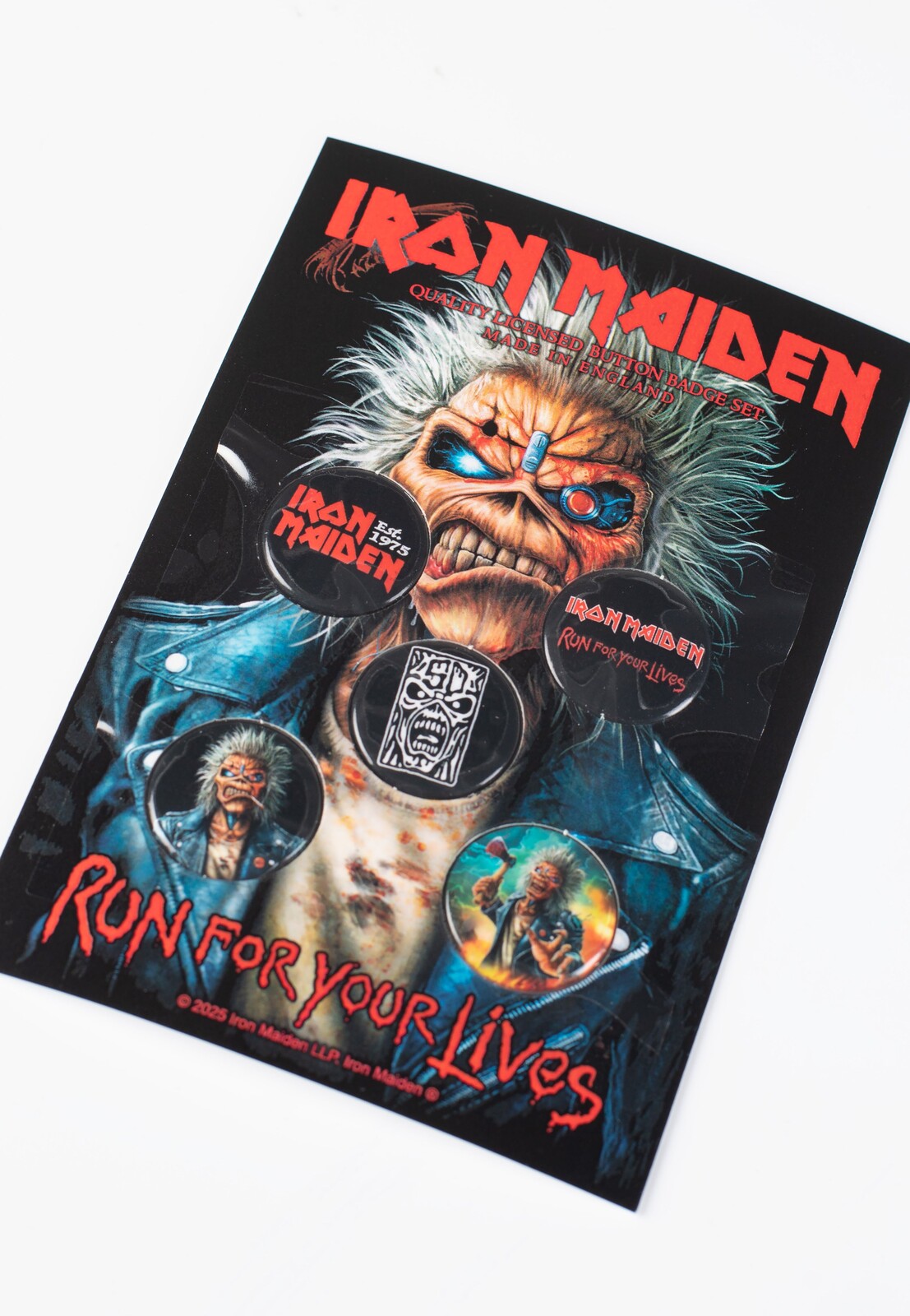 Iron Maiden - Run For Your Lives - Button