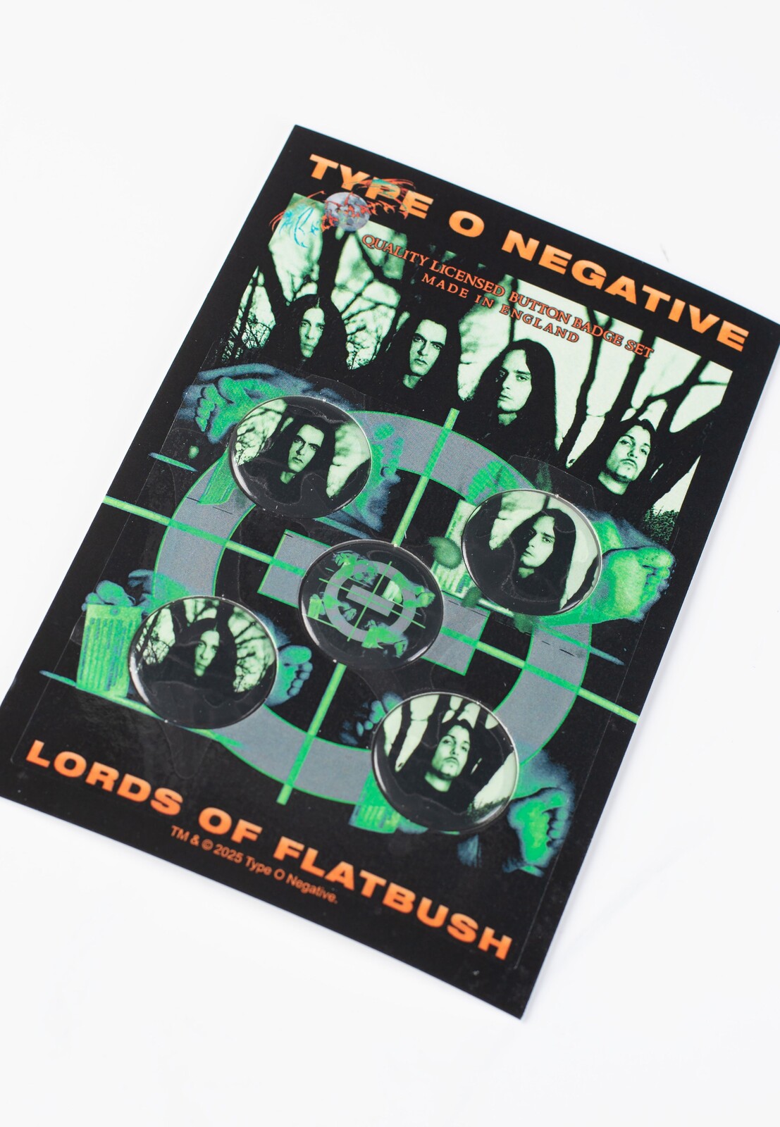 Type O Negative - Lords Of Flatbush - Button