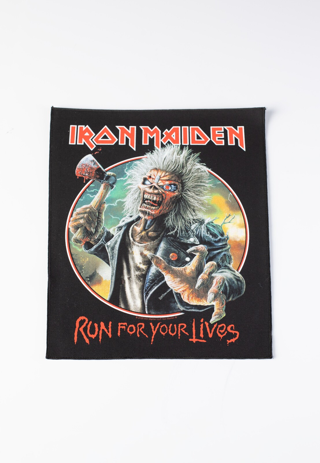 Iron Maiden - Run For Your Lives - Backpatch