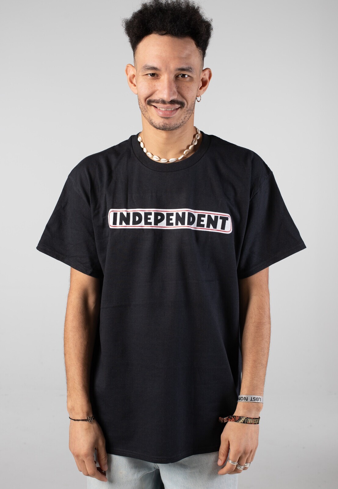 Independent - Bar Logo Black - T-Shirt - black - L - Jersey