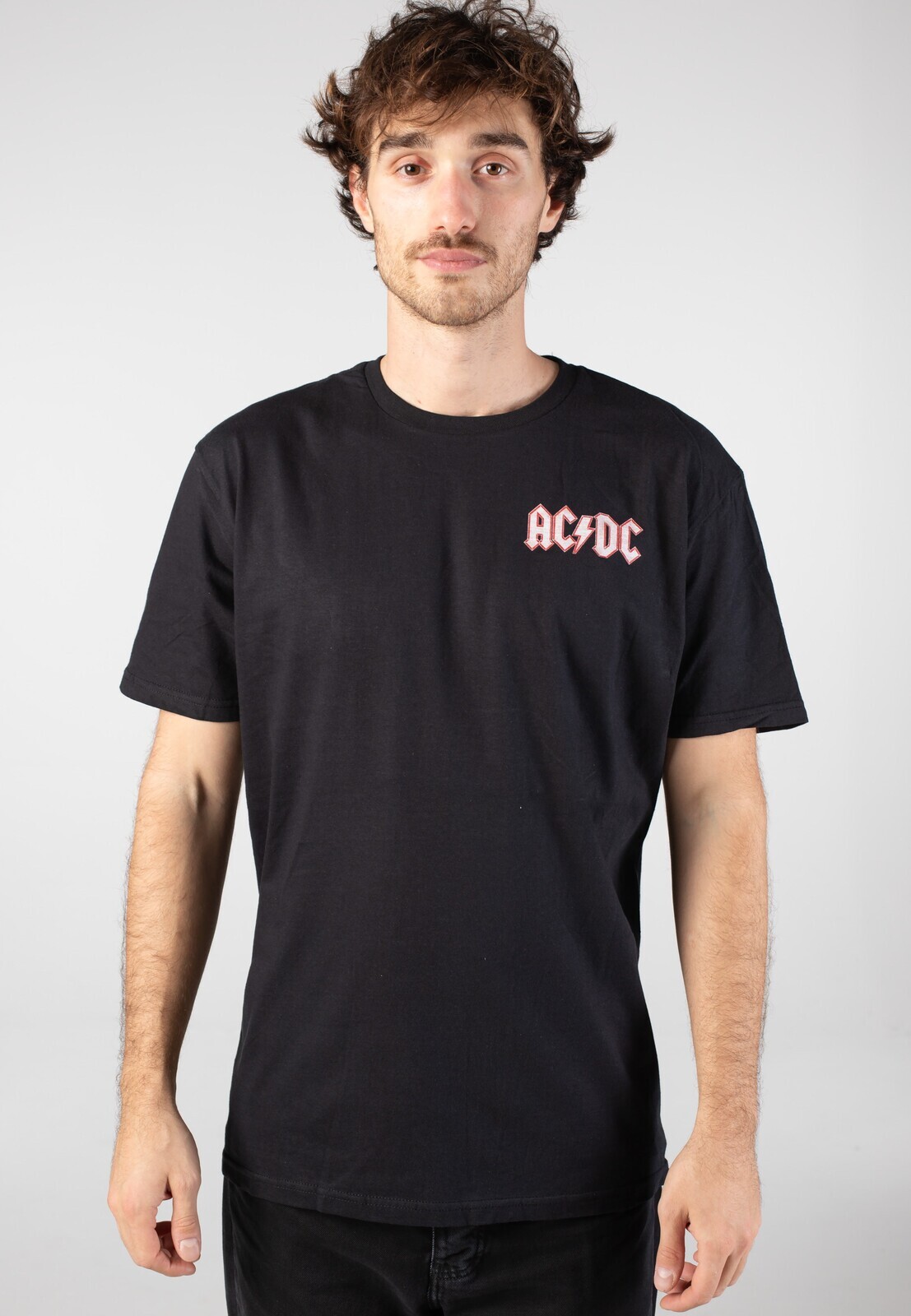AC/DC - Mini Logo / Dirty Deeds - T-Shirt - black - L - Jersey