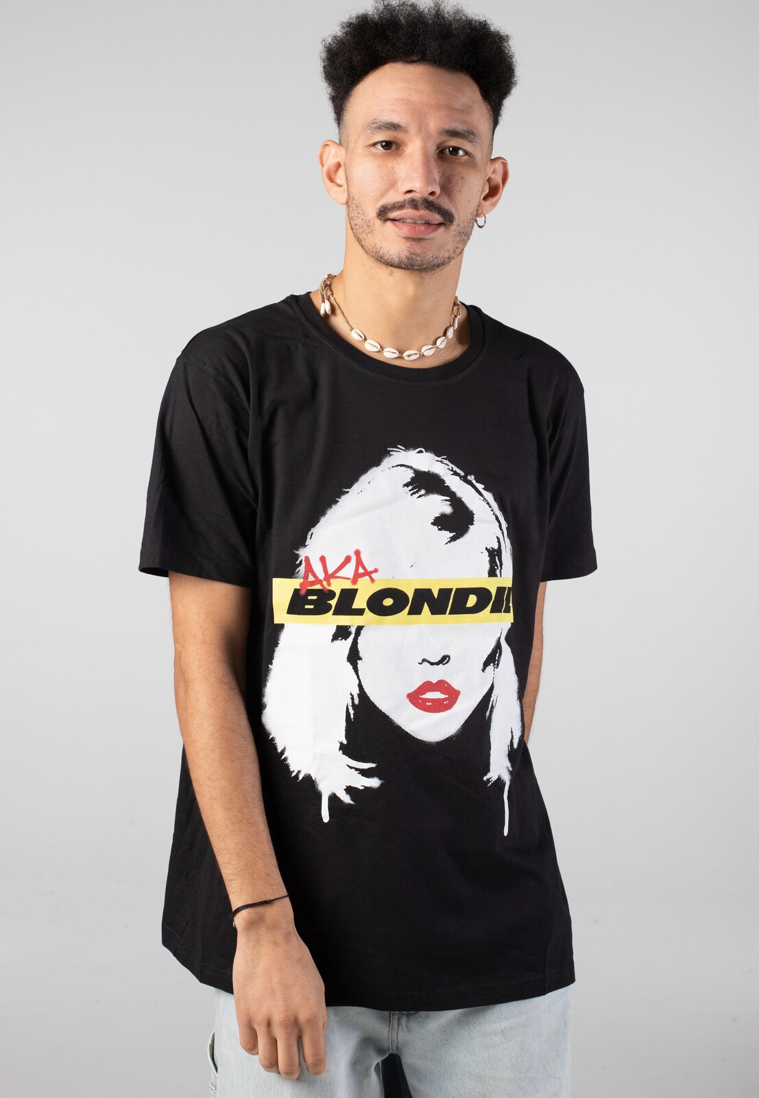 Blondie - AKA Eyestrip - T-Shirt - black - L - Jersey