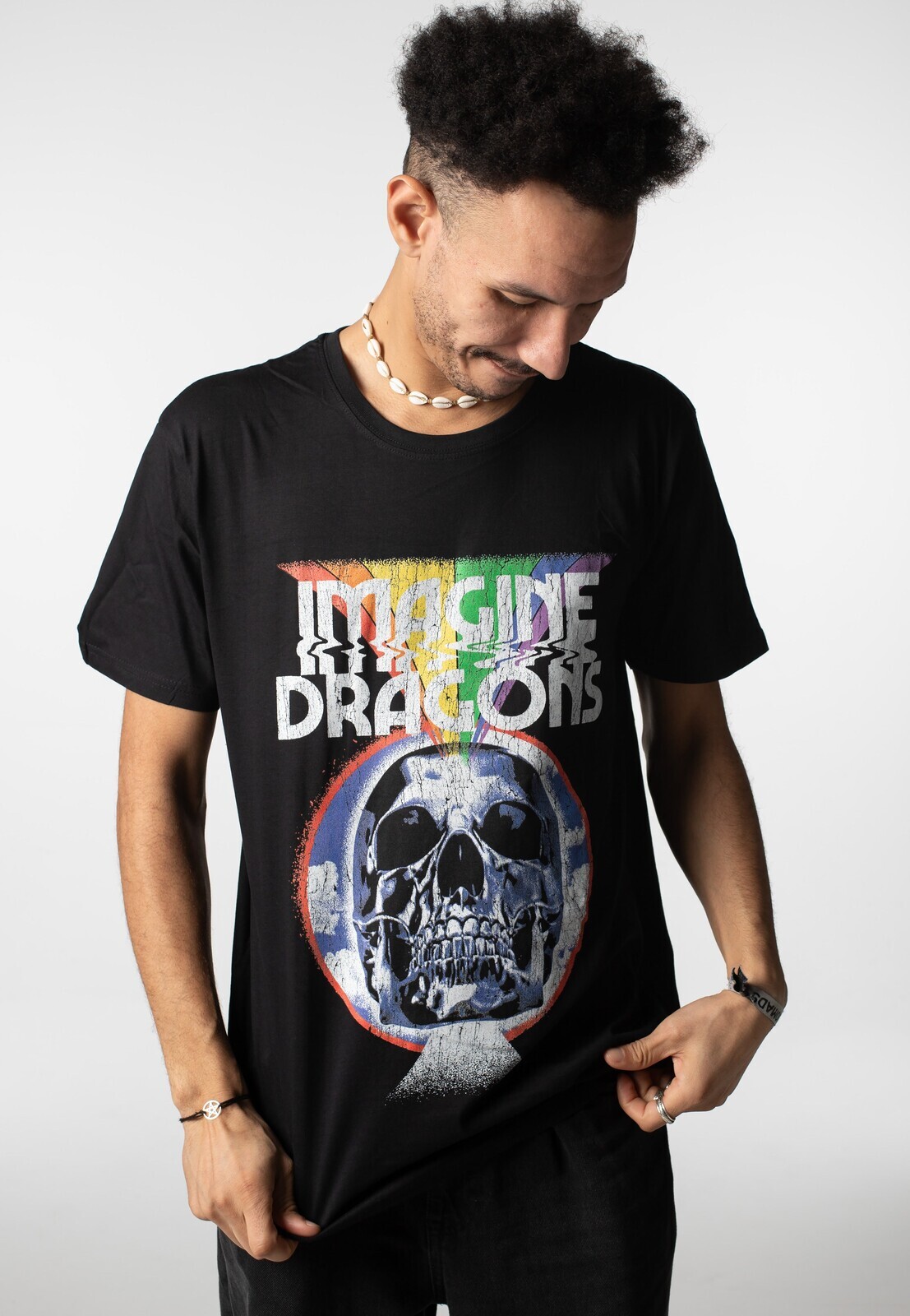 Imagine Dragons - Skull - T-Shirt - black - L - Jersey