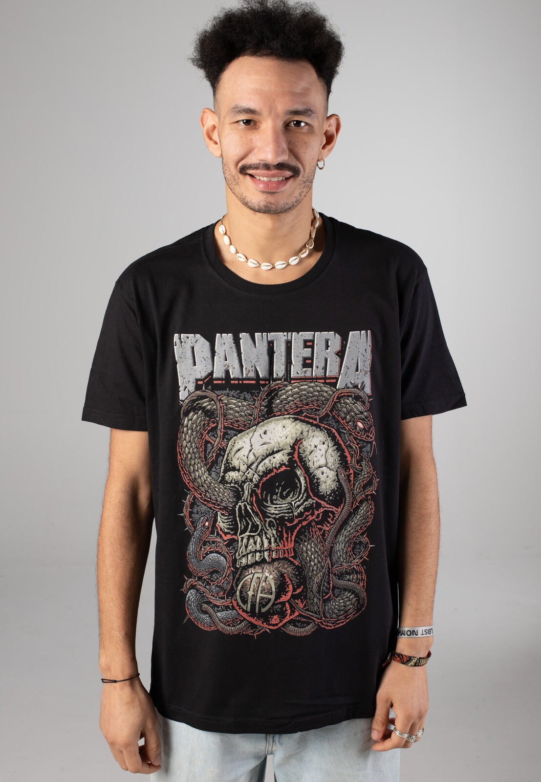 Pantera - Serpent Skull - T-Shirt - black - L - Jersey