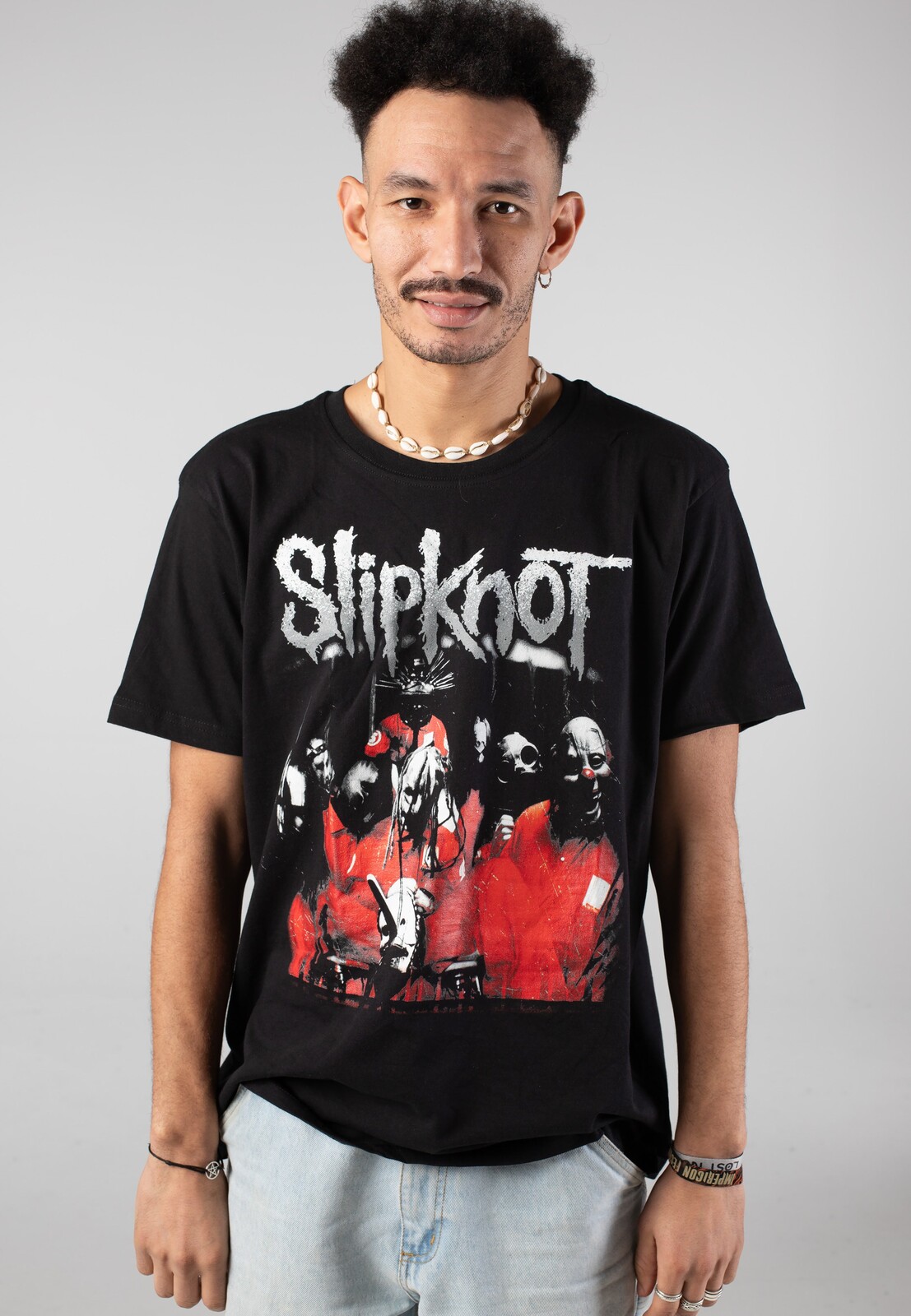 Slipknot - Stretched Barcode - T-Shirt - black - L - Jersey
