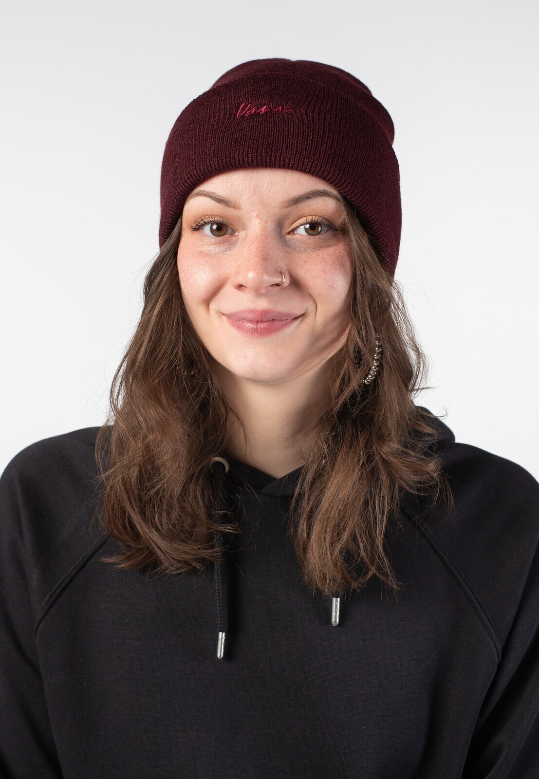 Vans - Classic Script Tall Cuff Dark Port - Beanie