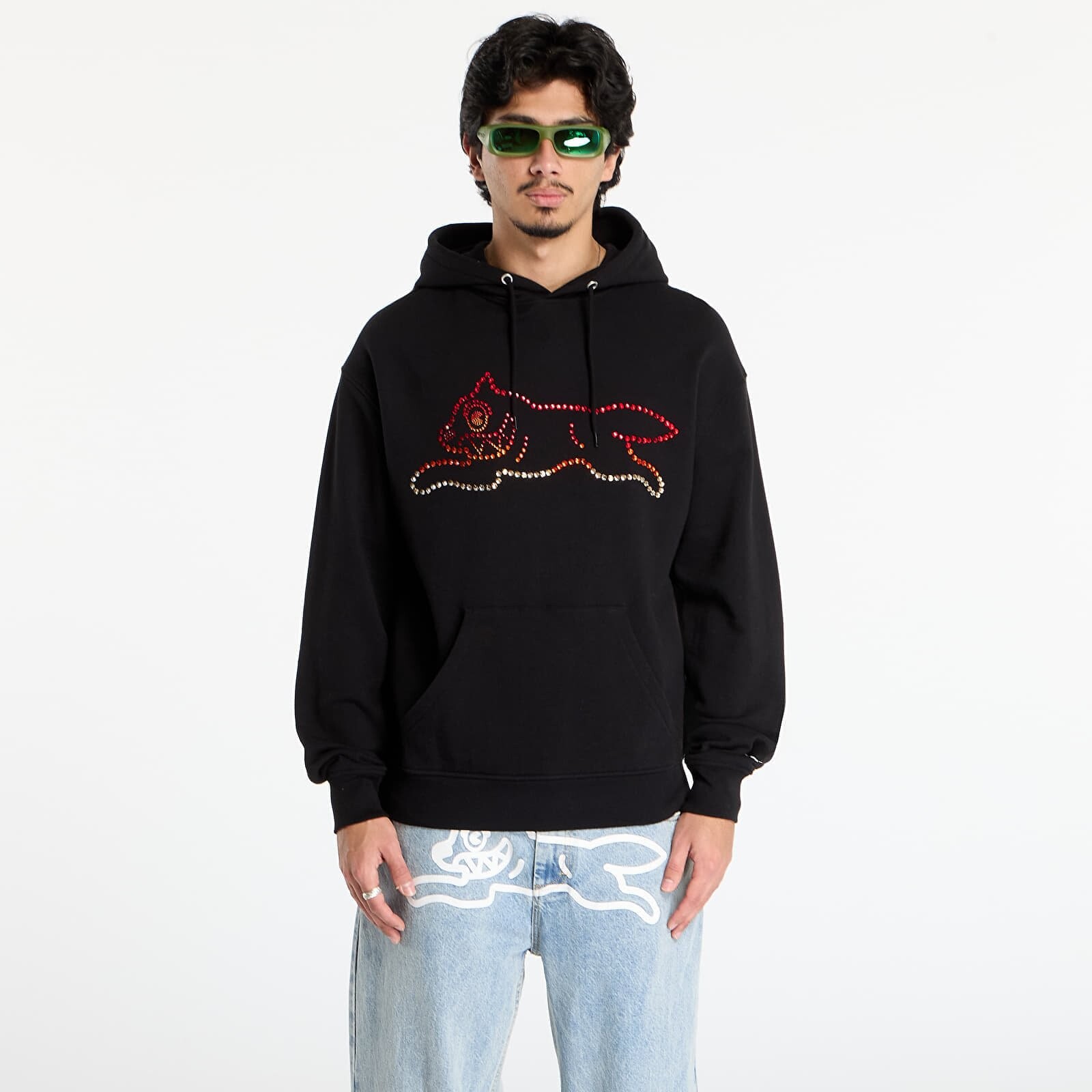 Sweatshirt Billionaire Boys Club Icecream Crystal Running Dog Popover Hood Black XL