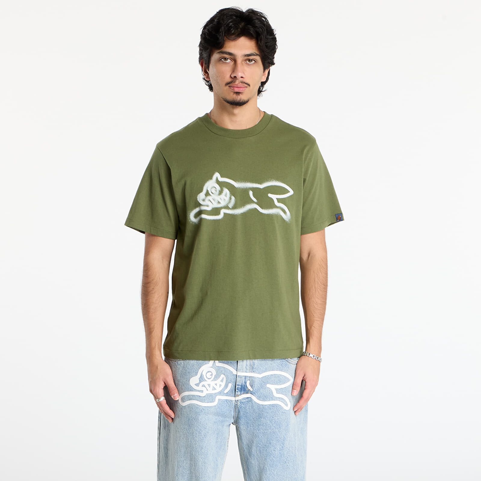 T-shirt Billionaire Boys Club Icecream Spray Paint Running Dog T-Shirt Green XL
