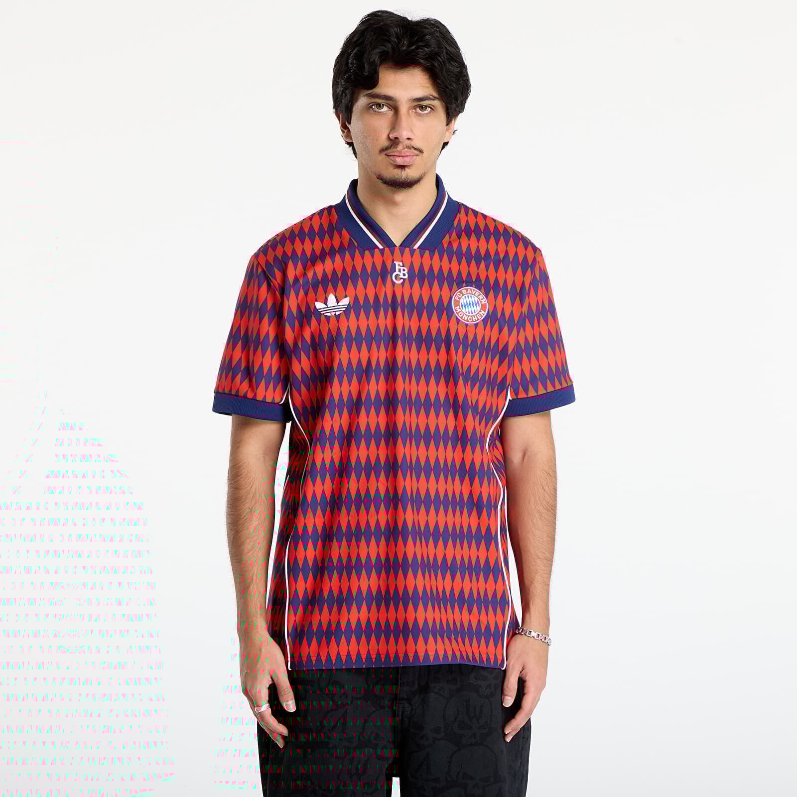 T-shirt adidas FC Bayern Munich LFSTLR Jersey Red/ Dark Blue XL