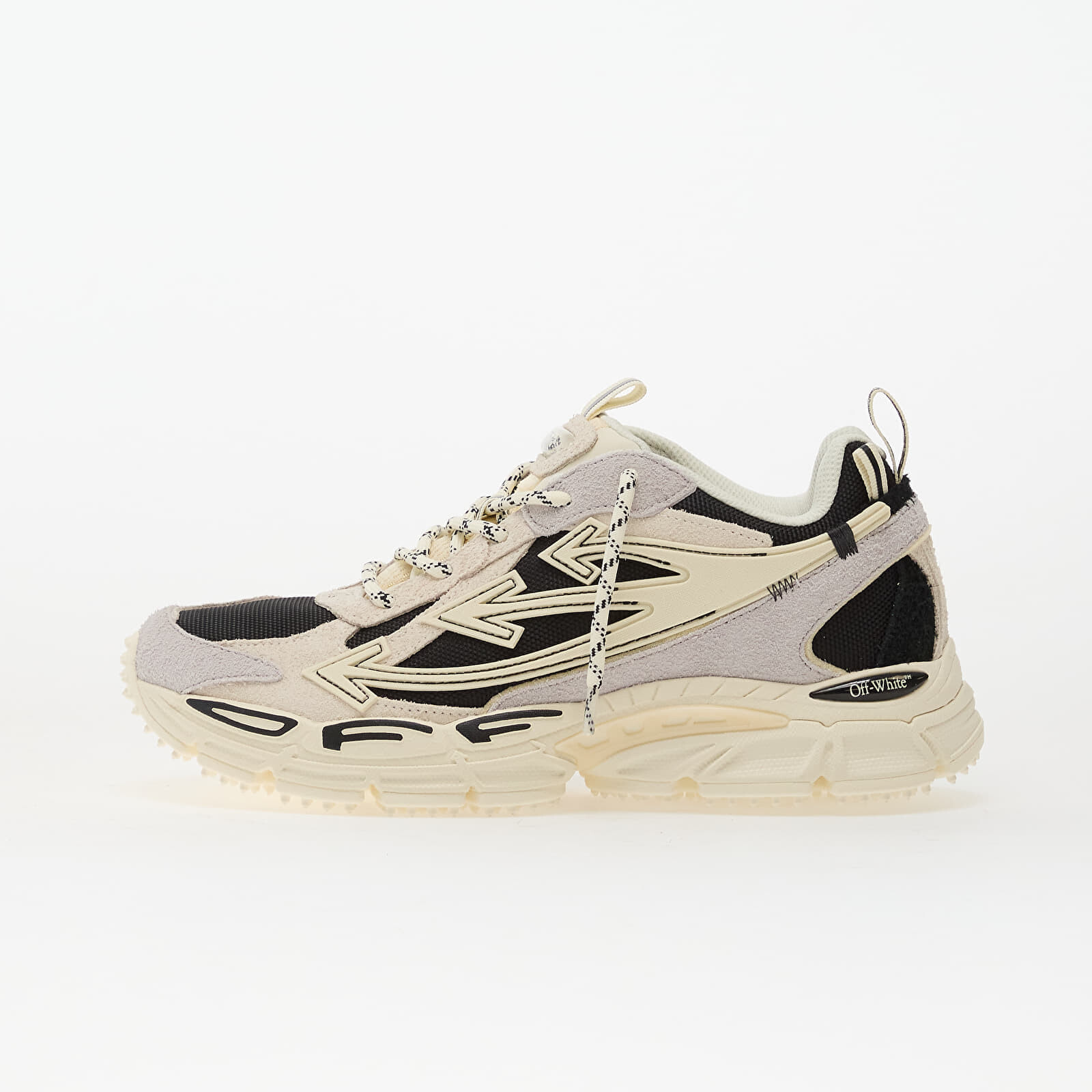 Sneakers Off-White Ow Be Right Back Suede Off Off White/ Black UK 4