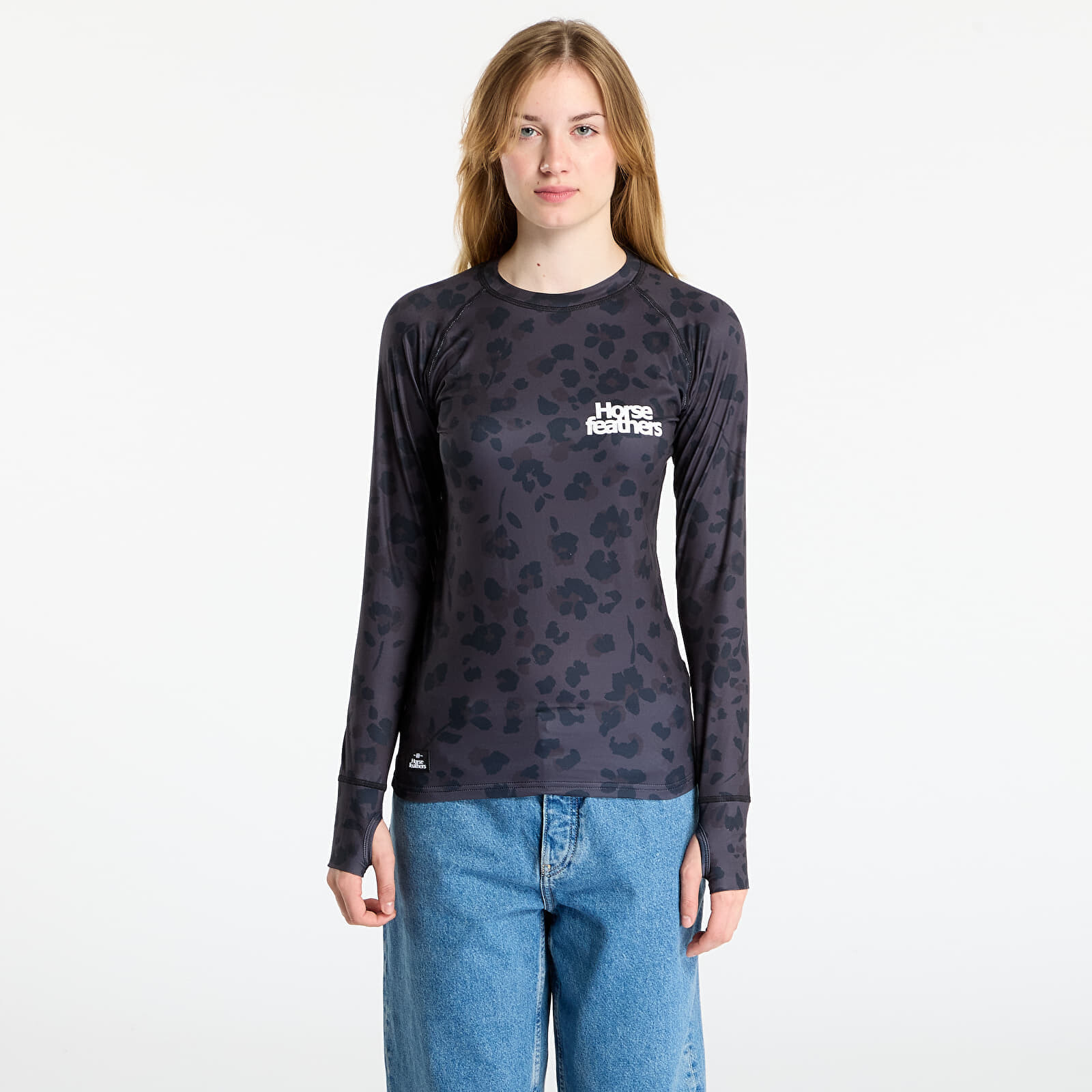 T-shirt Horsefeathers Mirra Top Floral Cheetah M