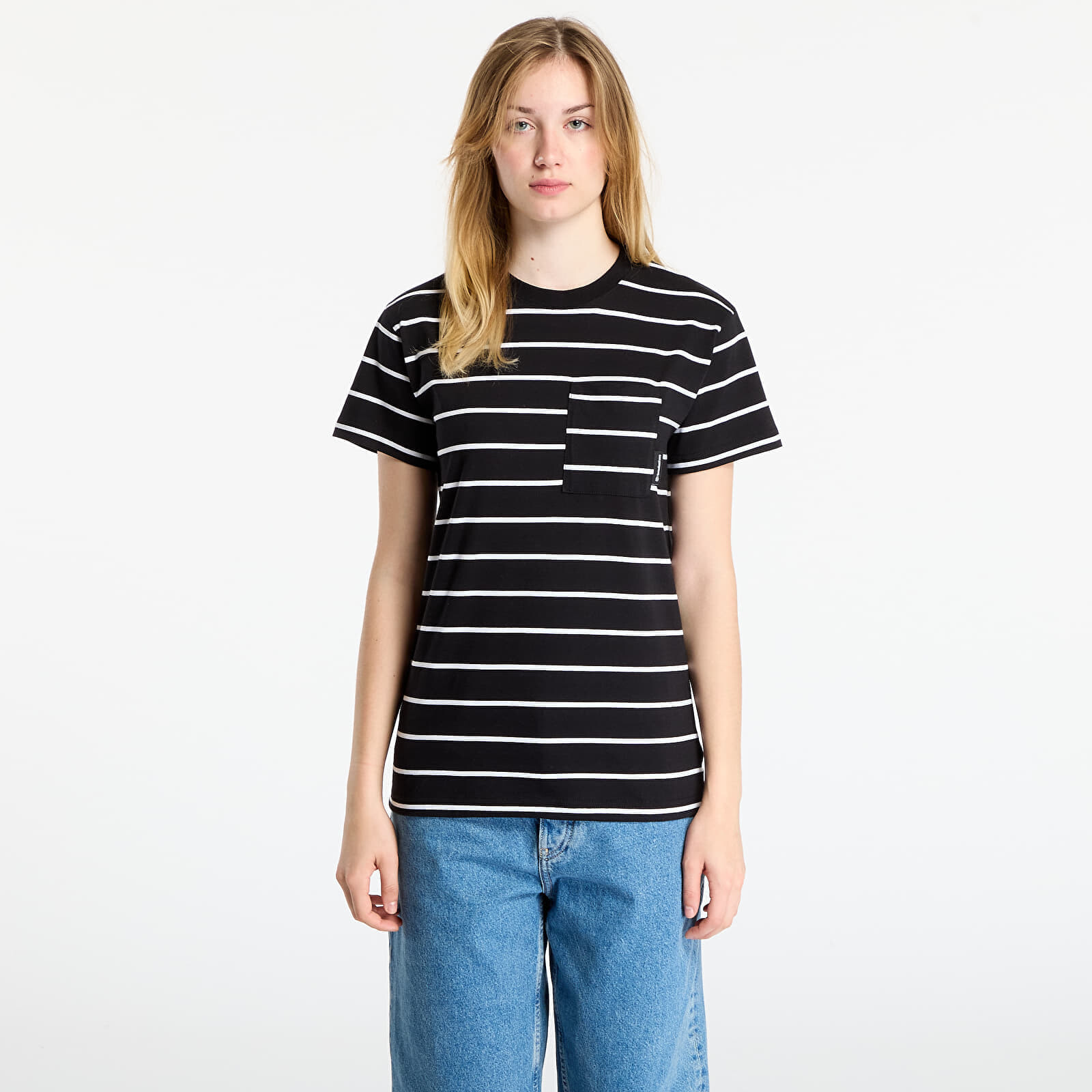 T-shirt Horsefeathers Pyper Top Black Stripes S