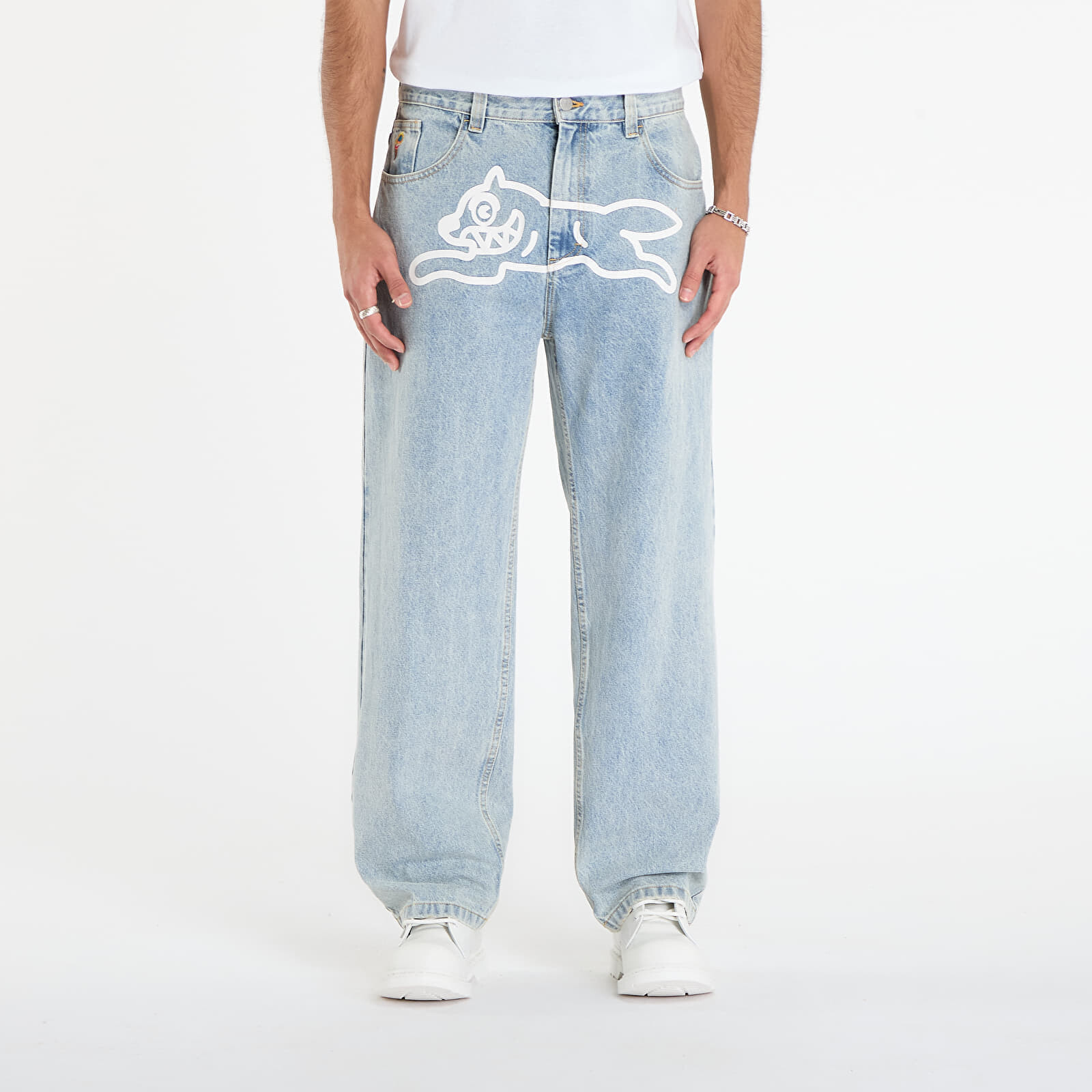 Jeans Billionaire Boys Club Icecream Running Dog Double Scoop Denim Pant Heavy Wash Blue 36
