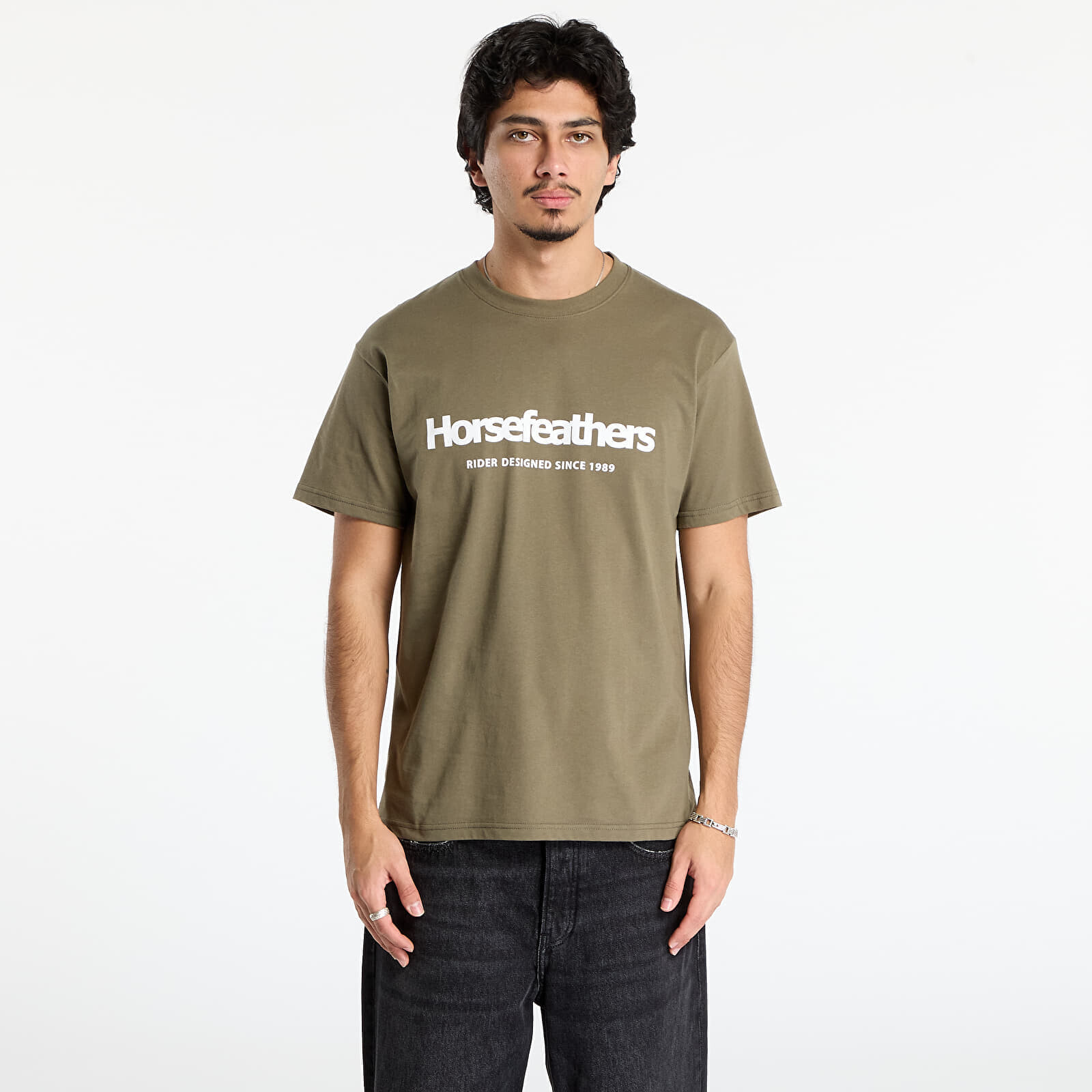 T-shirt Horsefeathers Quarter T-Shirt Burnt Olive XL