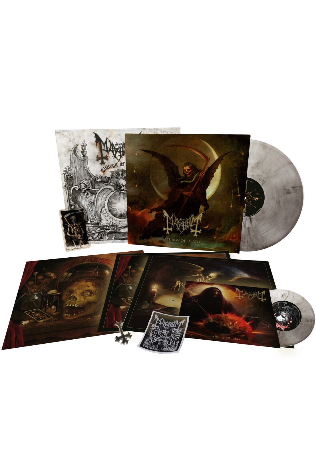 Mayhem - Liturgy Of Death Ltd. Deluxe Clear-Black - Colored Vinyl Boxset