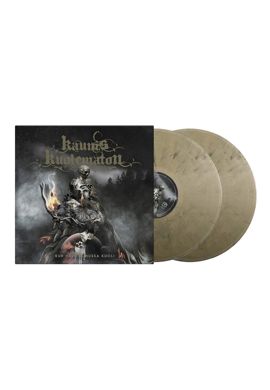 Kaunis Kuolematon - Kun Valo Minussa Kuoli Ltd. Gold/Black - Marbled 2 Vinyl