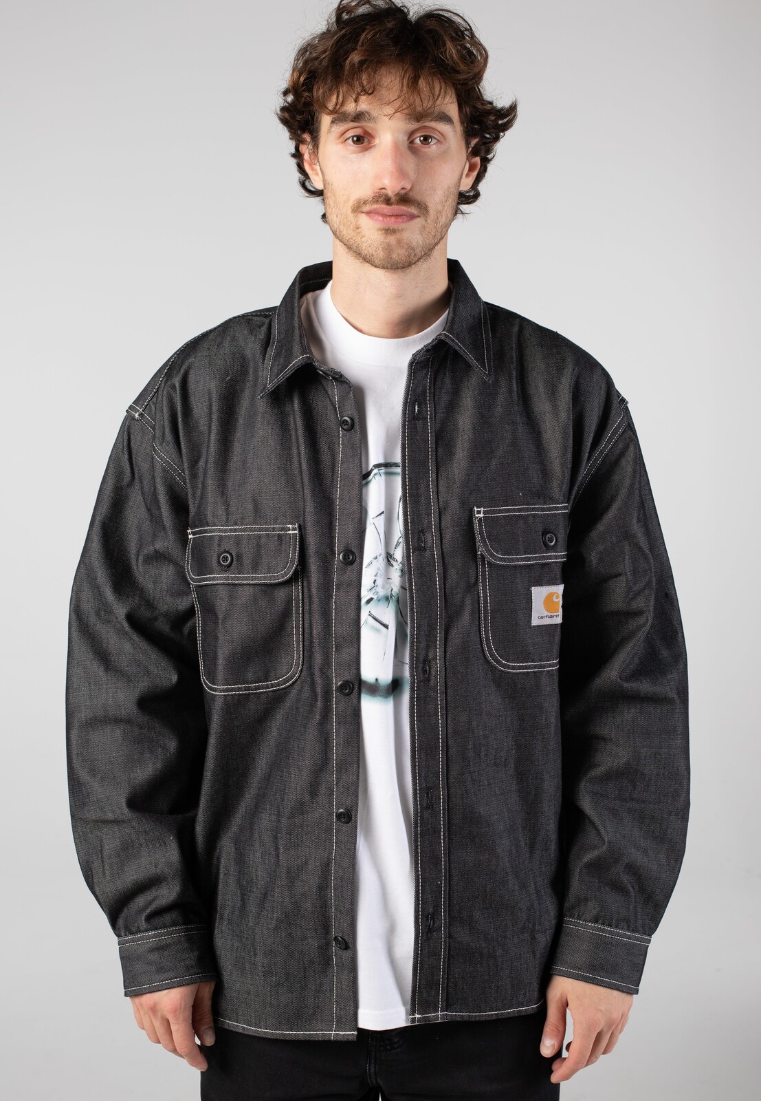 Carhartt WIP - Tigan Rigid Black - Jacket - black - L - 50% Cotton, 50% Polyester