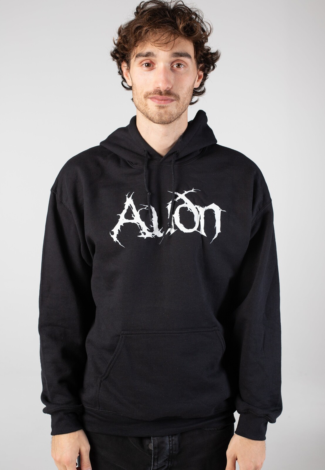 Audn - Audn White Logo Sigil - Hoodie - black - L - 50% Cotton, 50% Polyester,Sweat