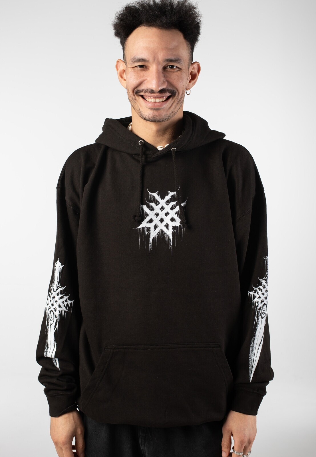 Wage War - Metal Dagger - Hoodie - black - S - 80% Cotton, 20% Polyester,Sweat