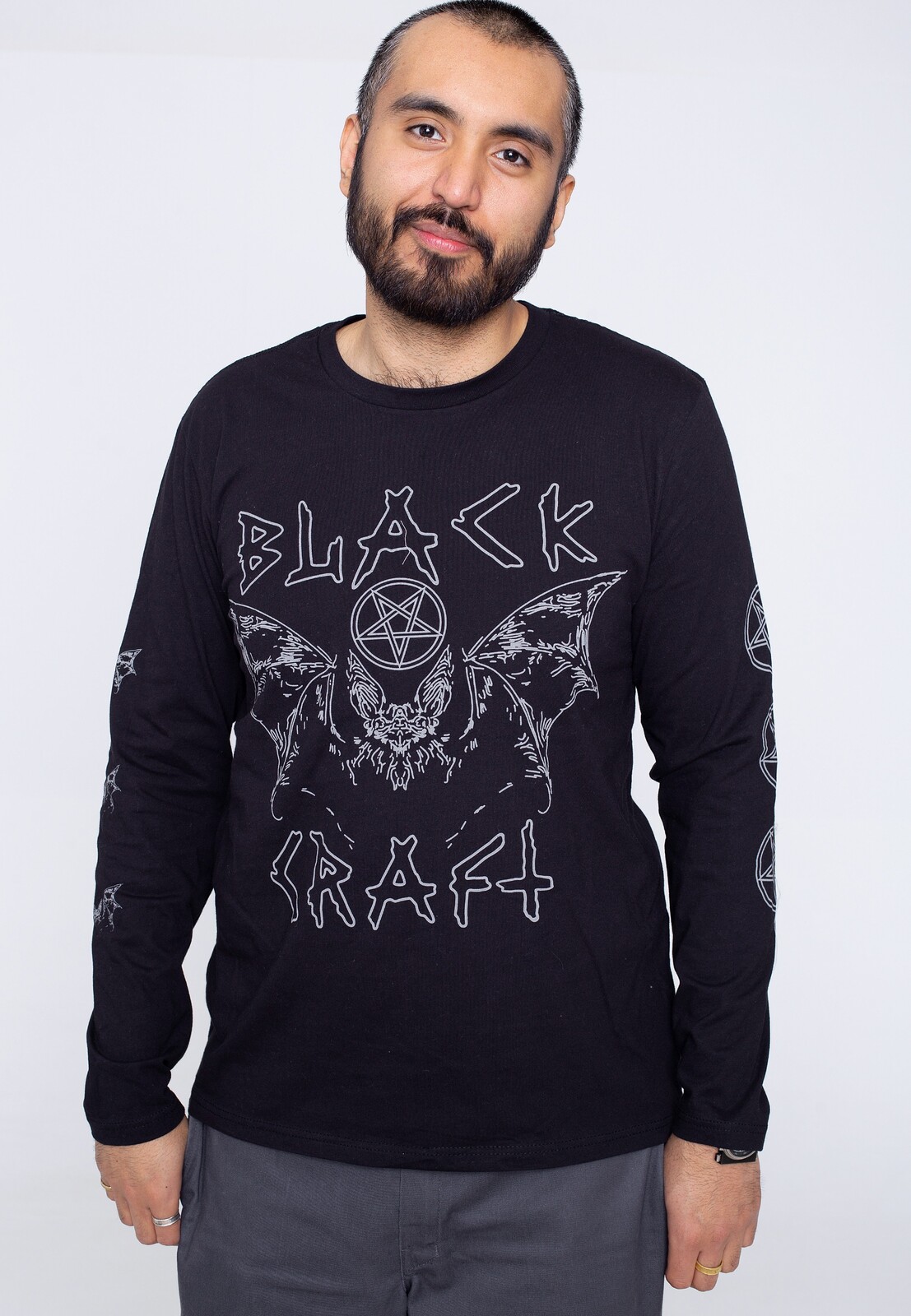 Blackcraft Cult - Blackcraft Bat Black - Longsleeve - black - L - 100% Cotton,Jersey