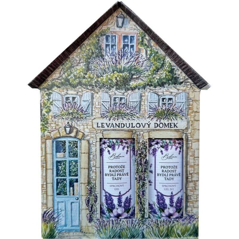 Bohemia Gifts & Cosmetics Little House of Lavender gift set with lavender
