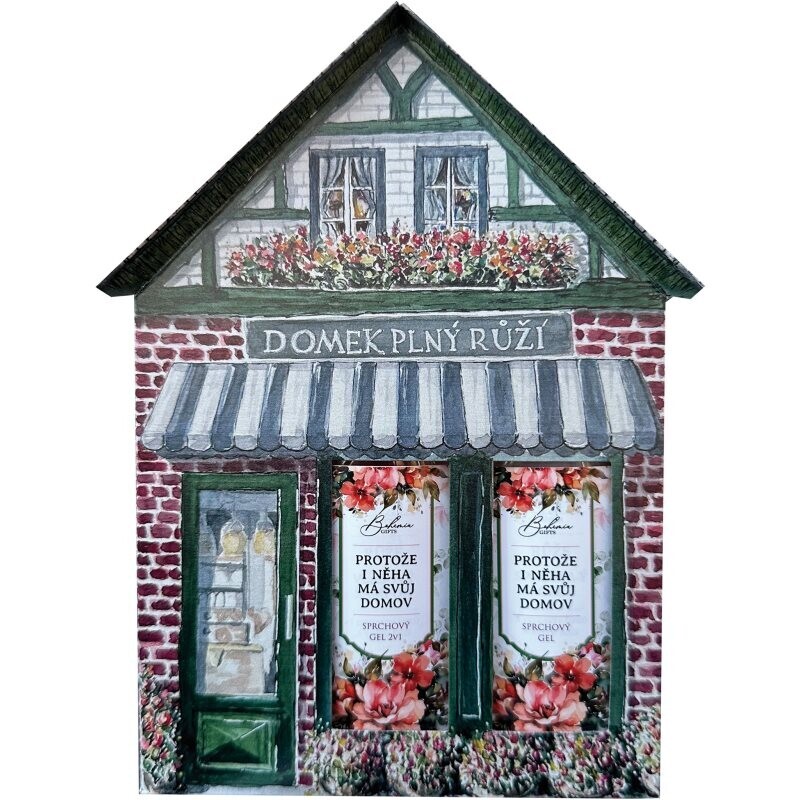 Bohemia Gifts & Cosmetics Little House of Rose gift set with rose fragrance