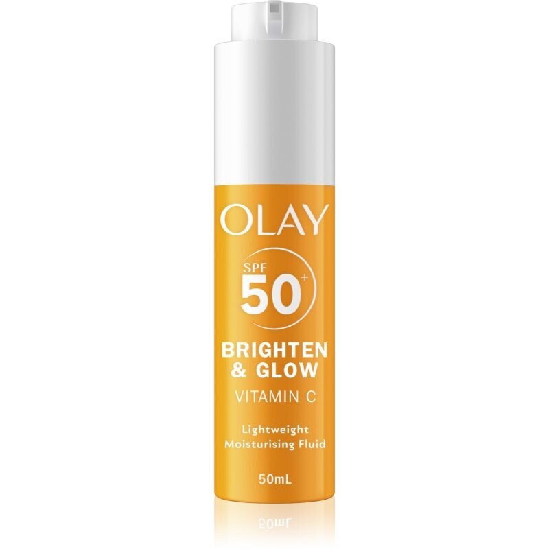 Olay Vitamin C Brighten & Glow moisturising fluid with niacinamide SPF 50+ 50 ml
