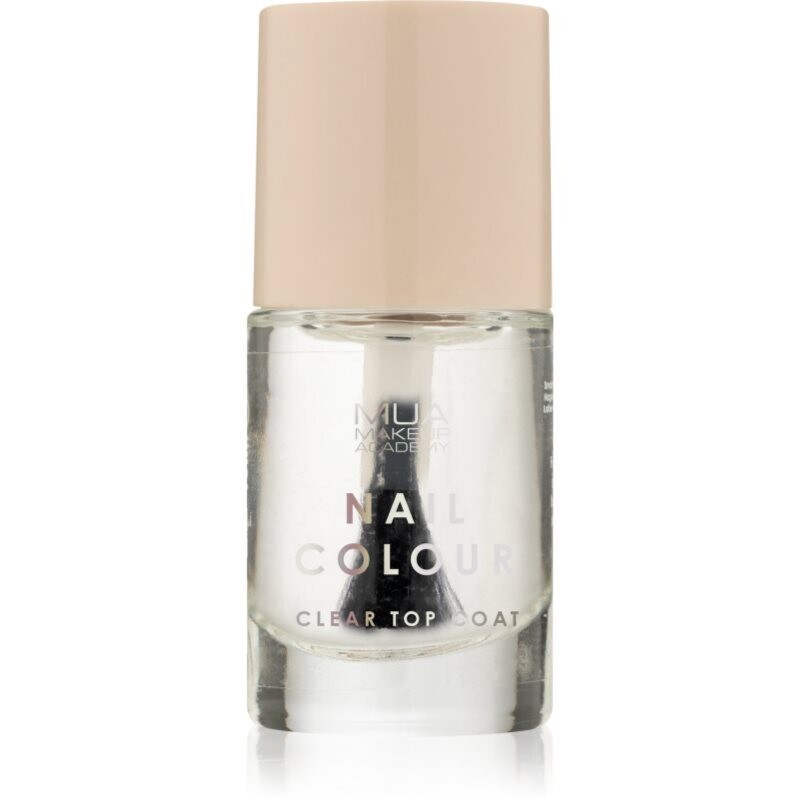 MUA Makeup Academy Nail Colour nail polish shade Clear Top Coat 10 ml