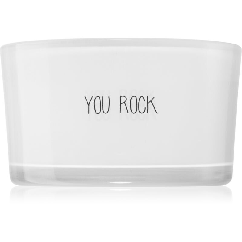 My Flame Candle With Crystal You Rock scented candle 10x6 cm