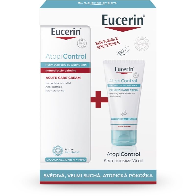 Eucerin AtopiControl Acute gift set for dry and itchy skin
