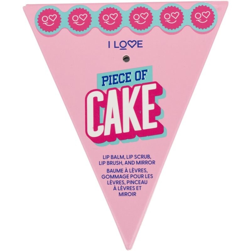 I Love Piece of Cake gift set for lips