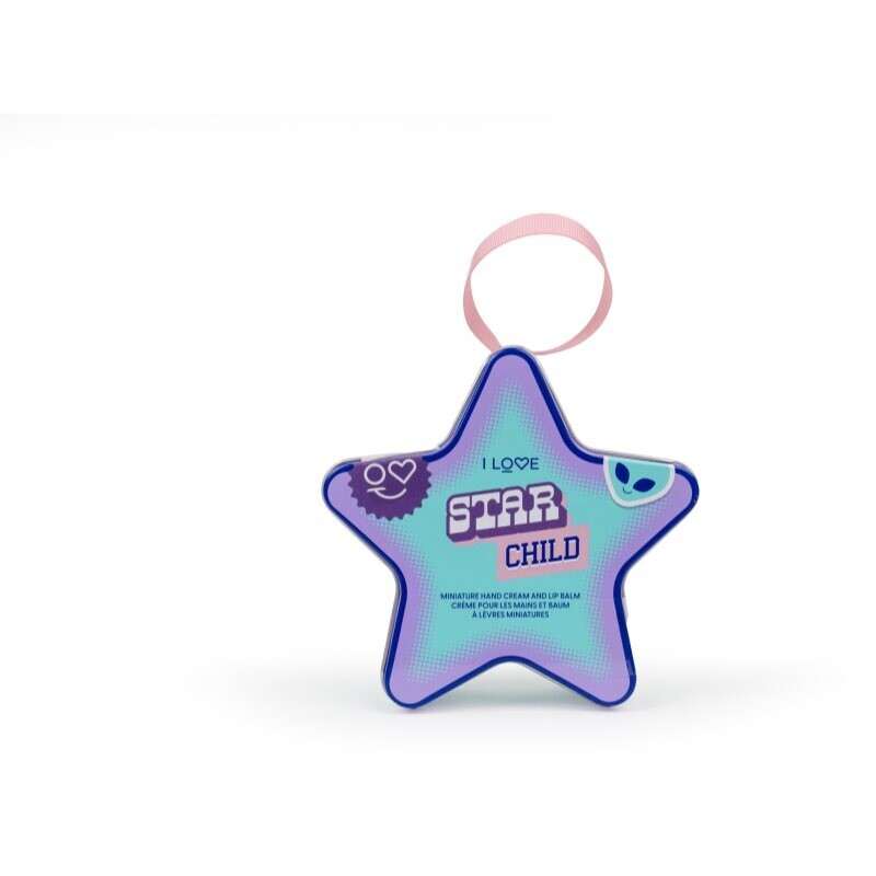 I Love Star Child gift set tin box