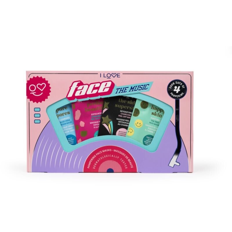 I Love Face the Music gift set for the face