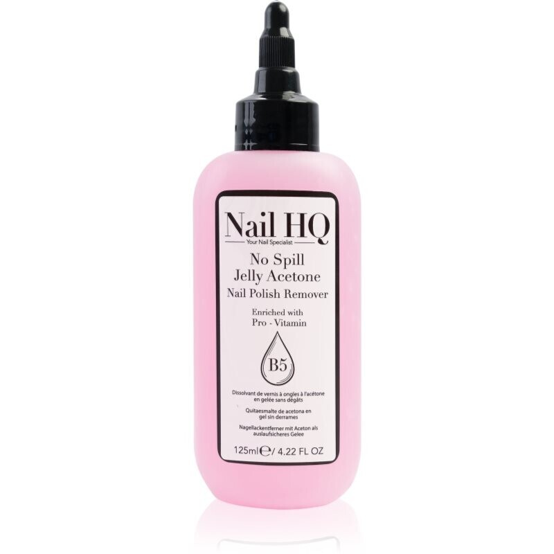 Nail HQ No Spill Jelly Acetone nail polish remover with vitamin E 125 ml