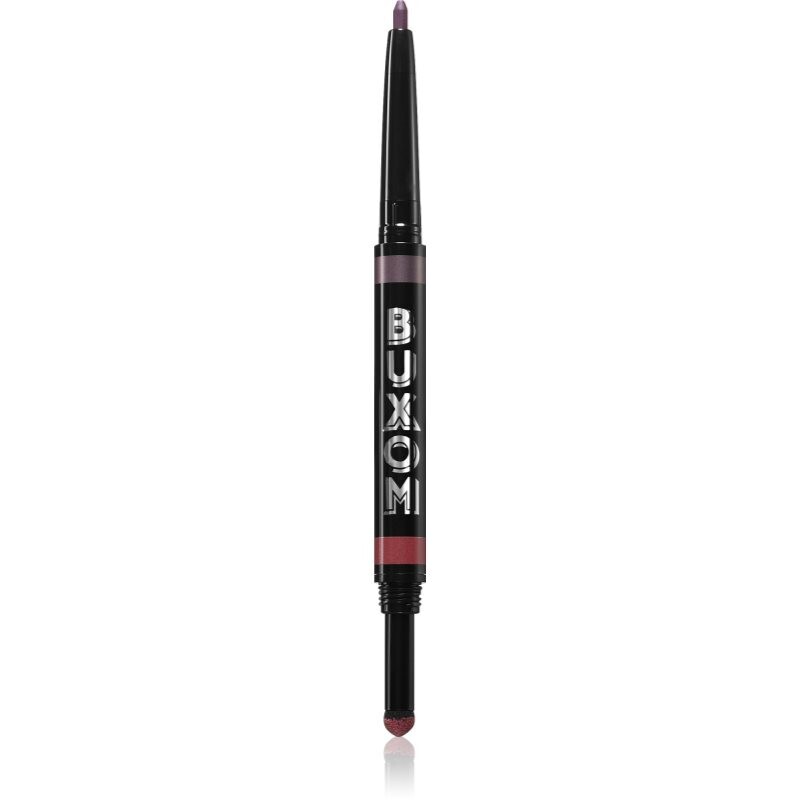 Buxom FLIP SIDE DUAL-ENDED EYELINER & SHADOW cream eyeshadow and eyeliner in a pencil shade Burgundy Bestie 0.78 g
