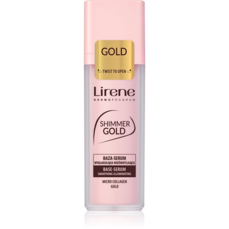Lirene Base Serum Shimmer Gold brightening primer serum 30 ml