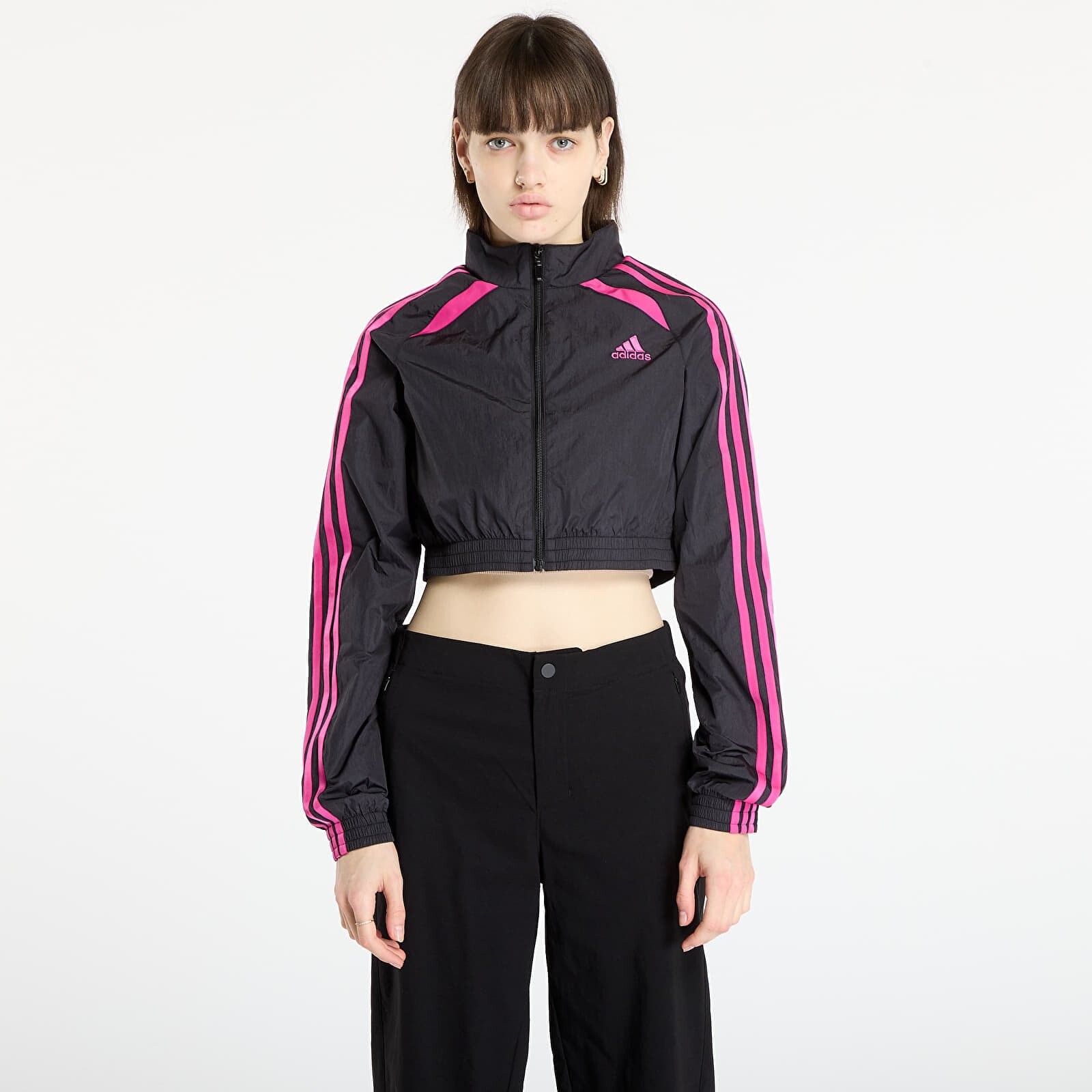 Jacket adidas Teamgeist Adicolor Cropped Track Top Black S