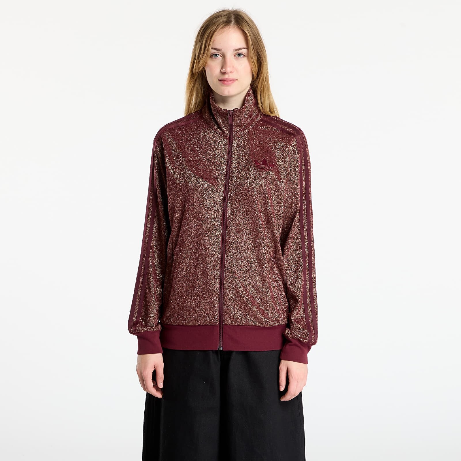 Sweatshirt adidas Lurex Fb Tt Maroon/ Gold Metallic S