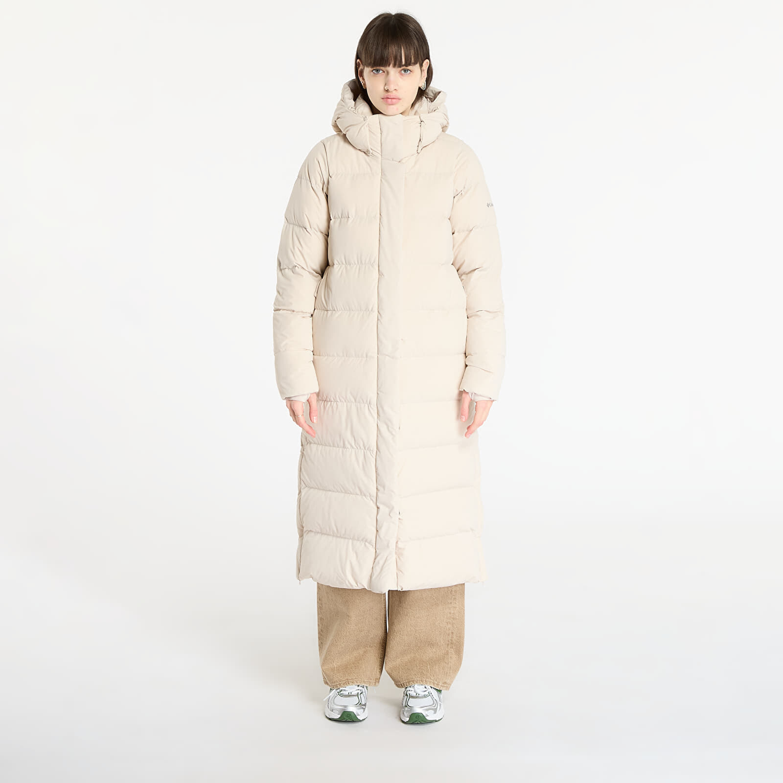 Jacket Columbia Amaze Puff™ Long Hooded Jacket Dark Stone XL