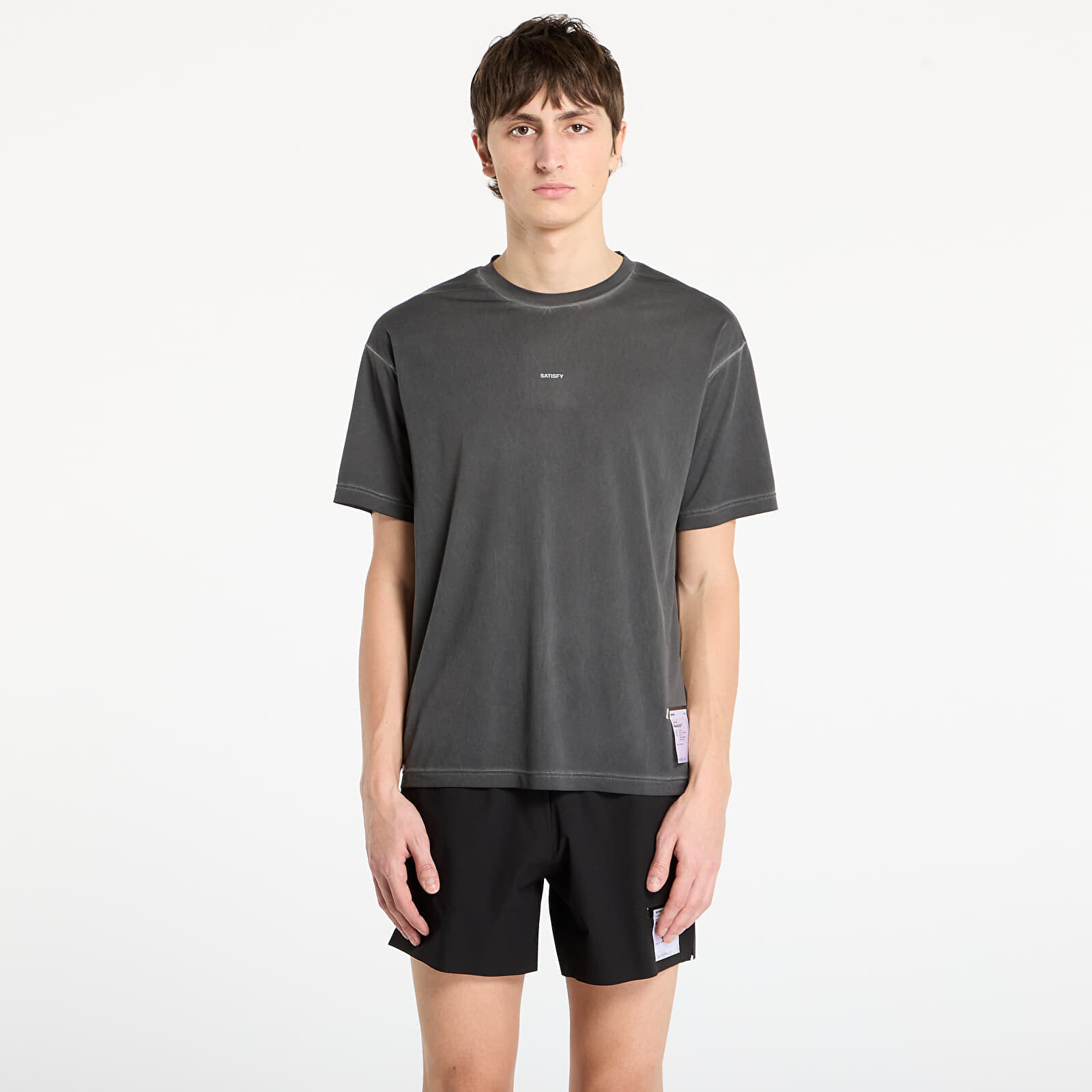 T-shirt Satisfy AuraLite T-Shirt Pigment Black XL