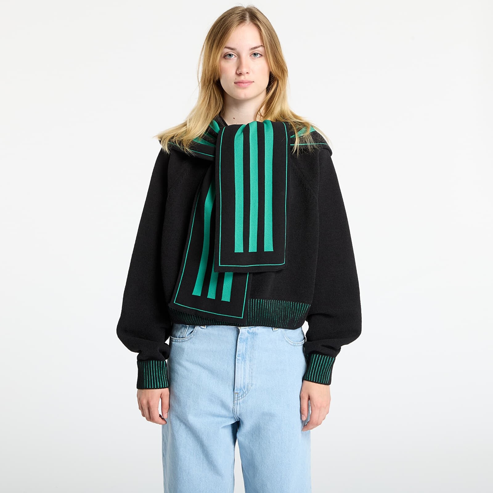 Sweatshirt adidas Scarf Hoodie Black XS