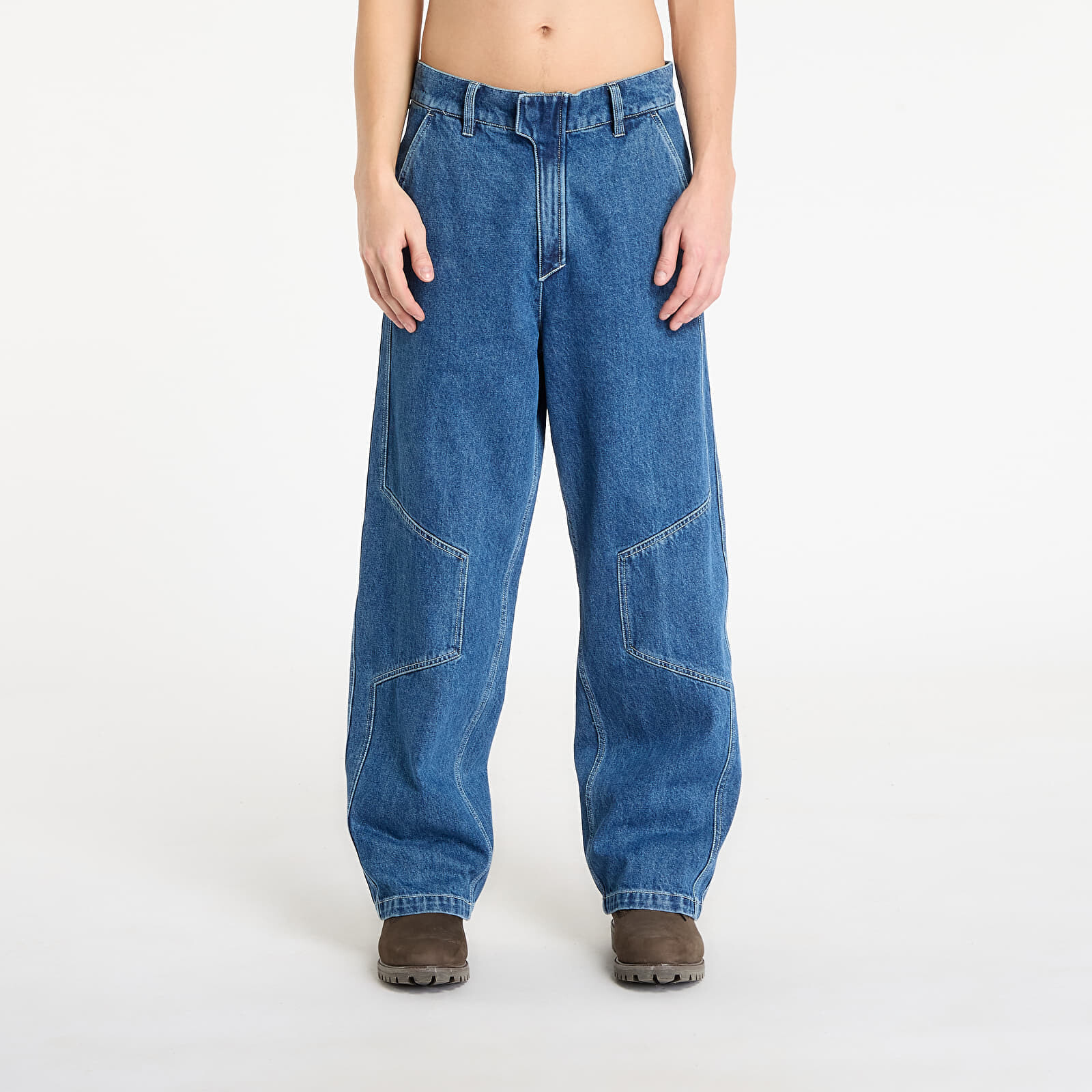 Pants PLEASURES Position Baggy Jeans Indigo 36