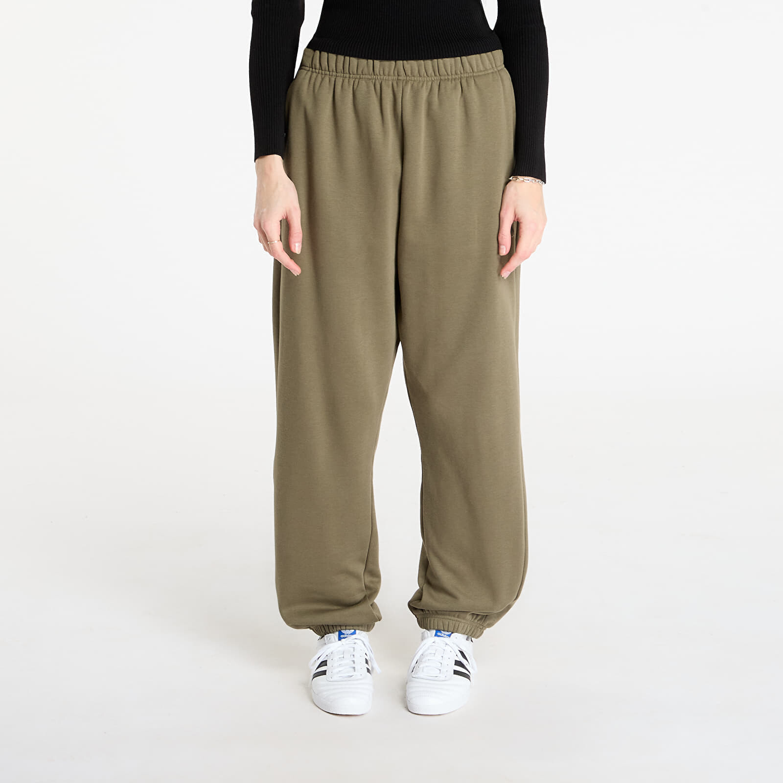 Pants adidas Basketball Fleece Joggers UNISEX Olive Strata L