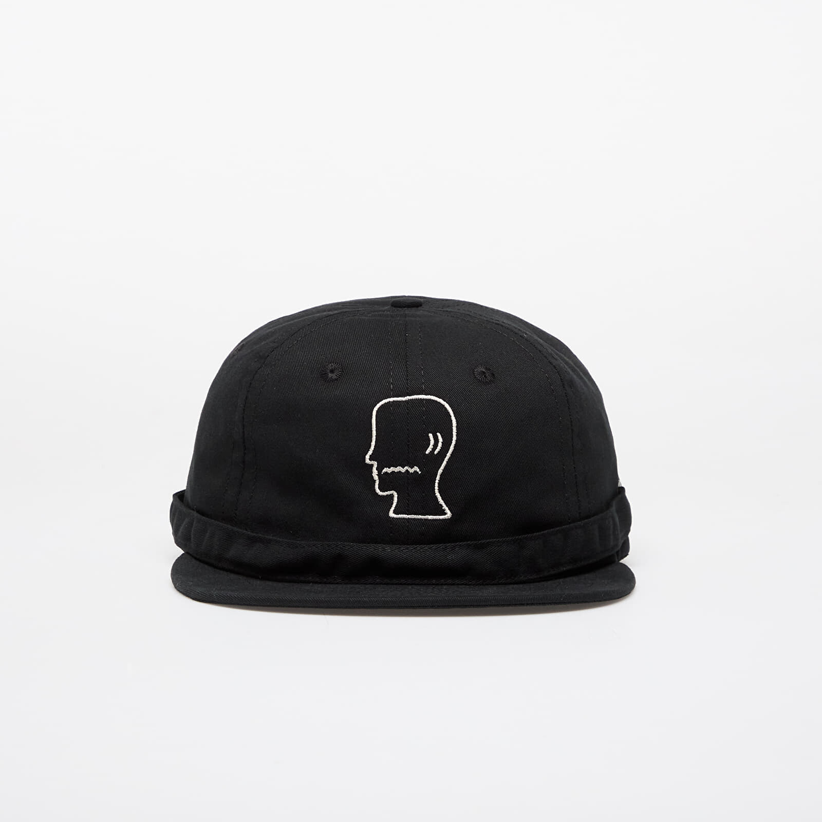 Cap Brain Dead Extended Strap 6 Panel Logohead Hat Black Universal